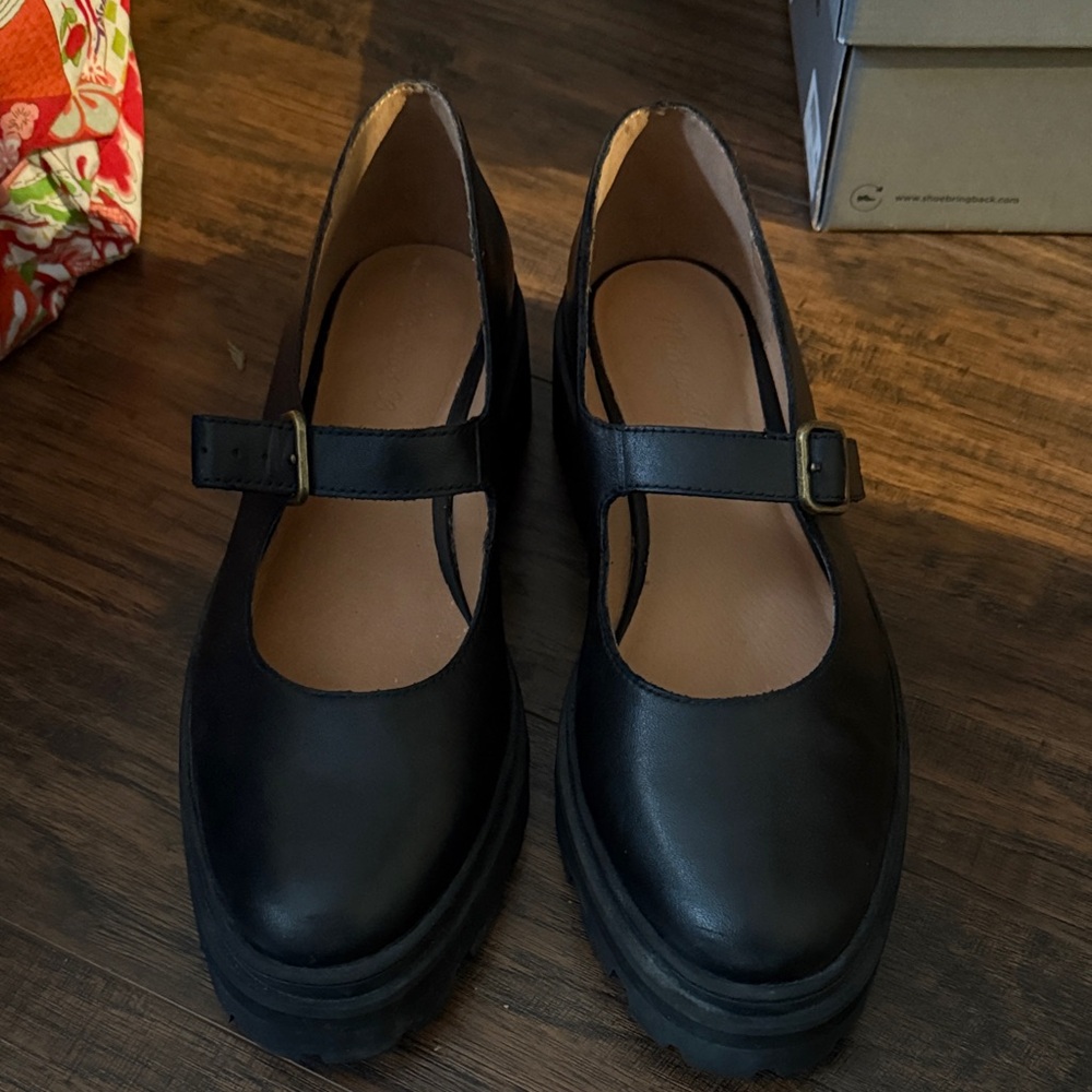 Madewell Freya Mary Jane Lugsole Loafers